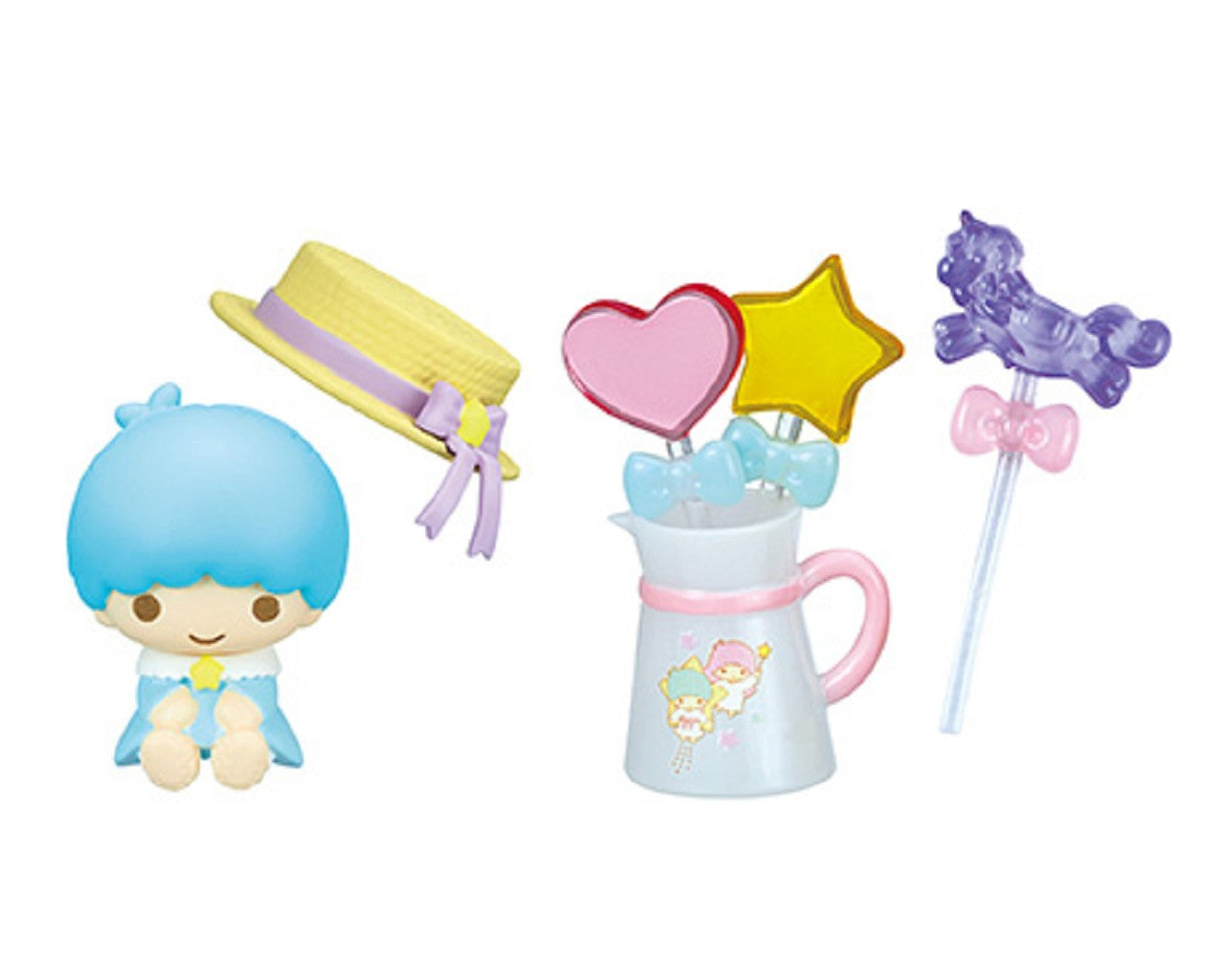 Re-ment Miniatures Sanrio Little Twin Stars Yumekawa Picnic - No.2