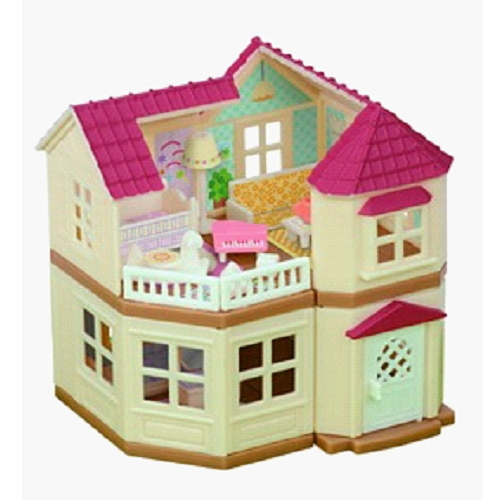 Kabaya Sylvanian Families mini series Big house with lights Full Set
