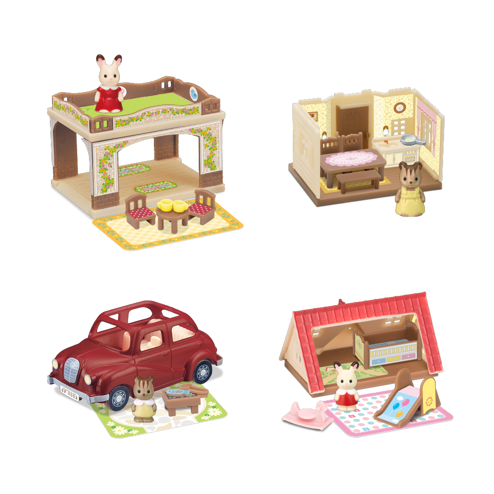 Sylvanian Families mini series The First Sylvanian Family Full Set