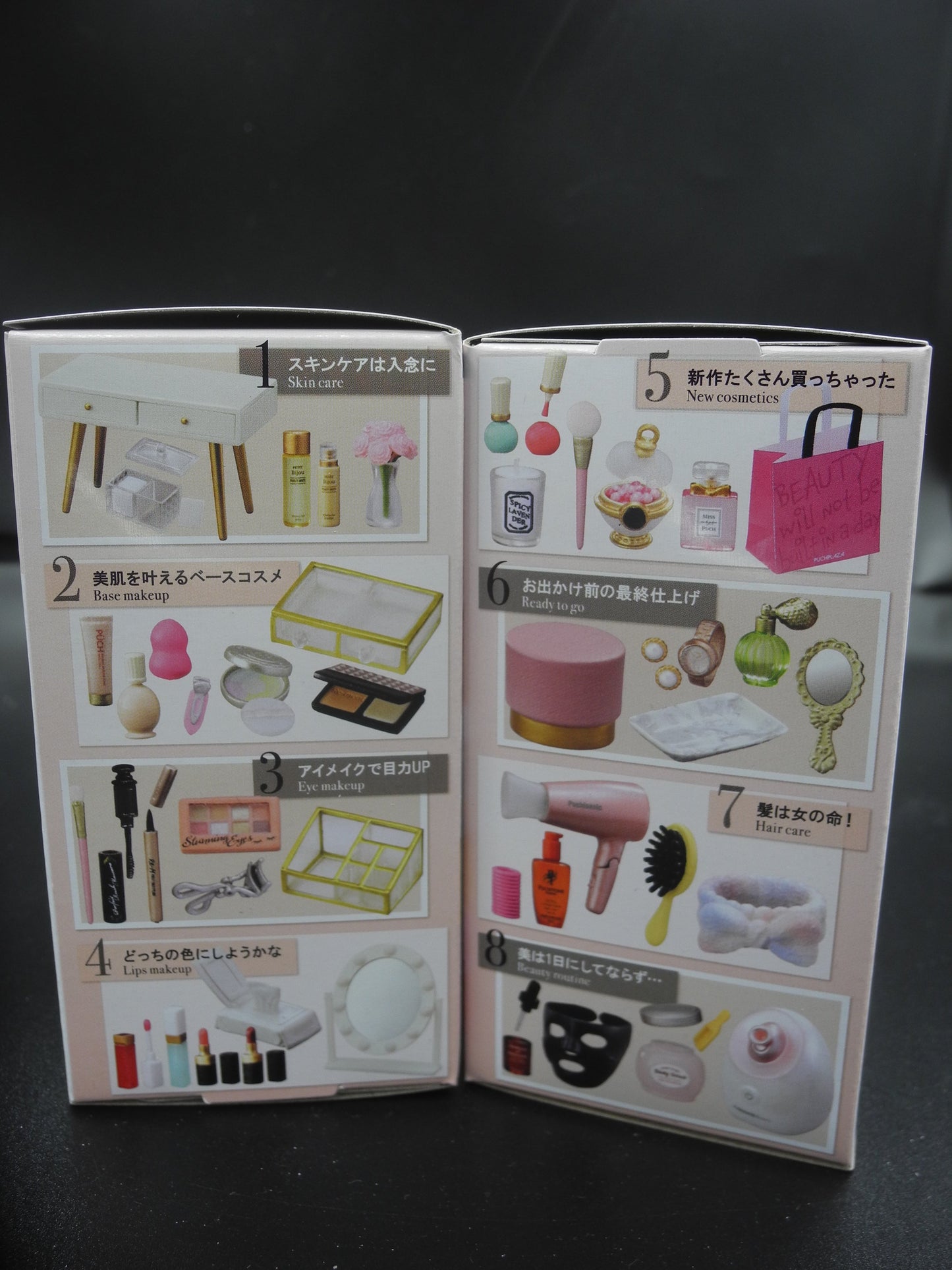 Re-ment Miniatures Petit Sample MAKEUP Dresser - No.7