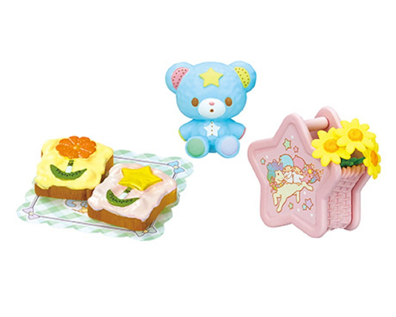 Re-ment Miniatures Sanrio Little Twin Stars Yumekawa Picnic - No.4
