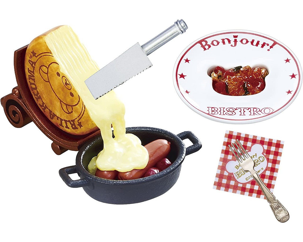 Re-ment  Miniature Rilakkuma Bonjour Bistro Full Set - No.1 - No. 8